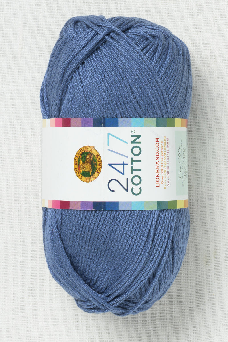 Lion Brand 24/7 Cotton 108G Denim