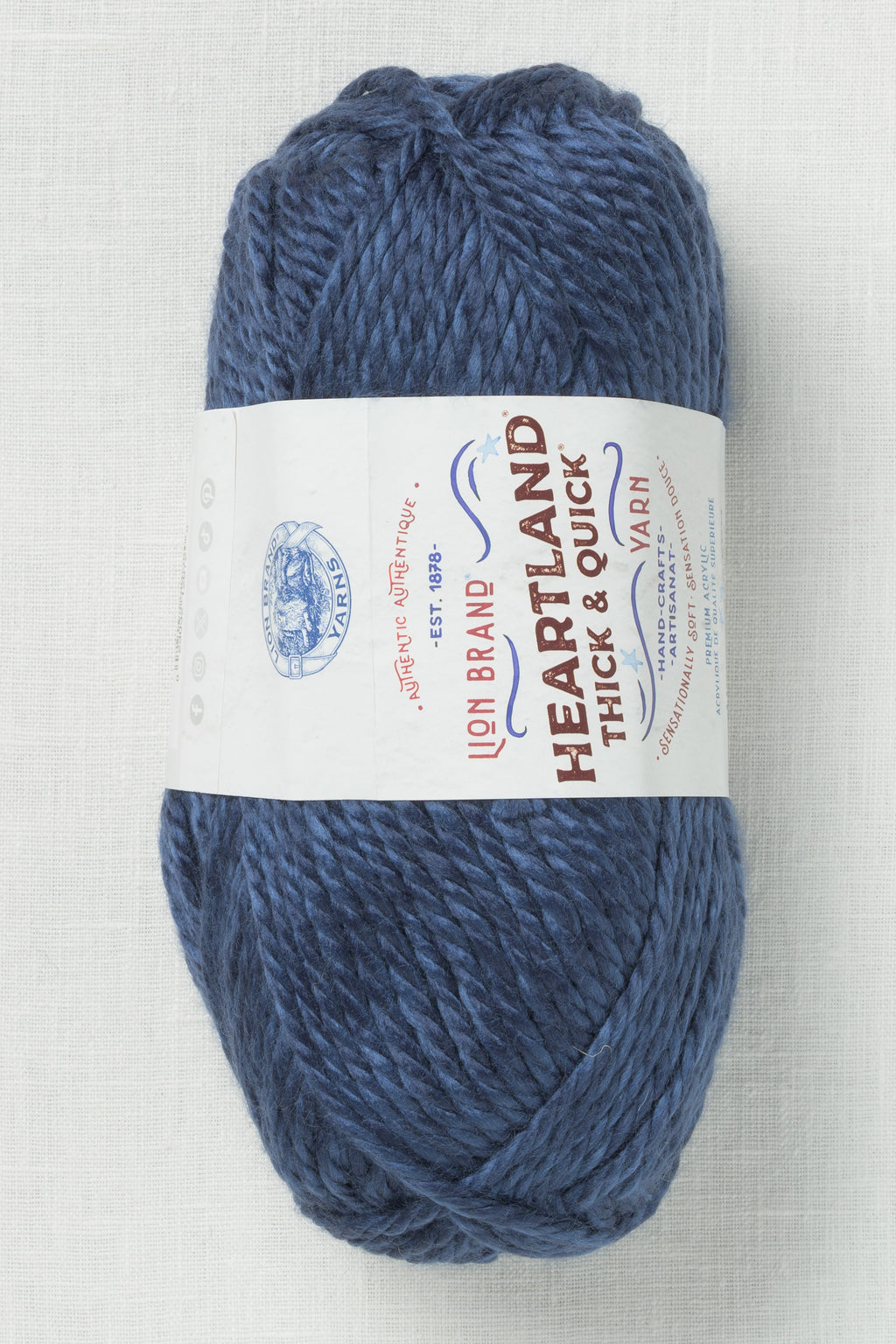 Lion Brand Heartland Thick & Quick 110BL Boston Common