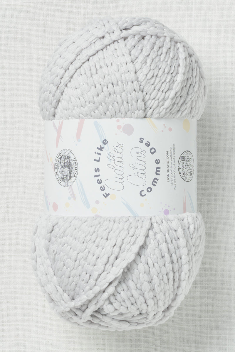 Lion Brand Feels Like Cuddles 149AJ Silver Cloud