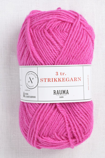 Rauma 3-Ply Strikkegarn 171 Pink