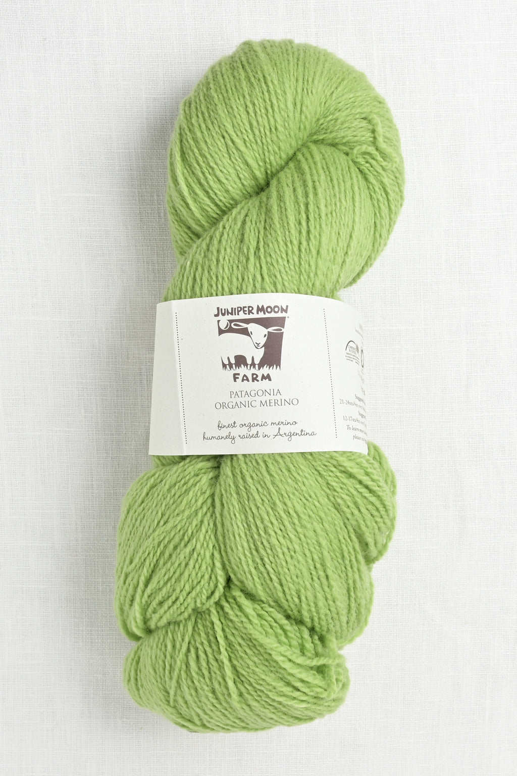 Juniper Moon Farm Patagonia Organic Merino 140 Granny Smith