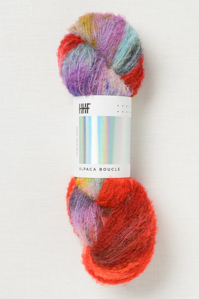 Hedgehog Fibres Alpaca Boucle Hibiscus
