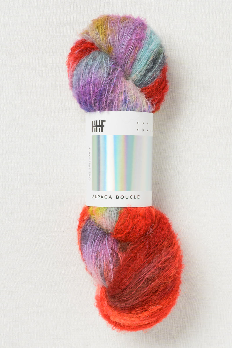 Hedgehog Fibres Alpaca Boucle Hibiscus