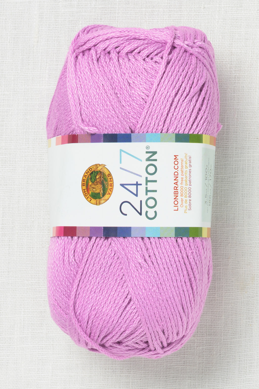 Lion Brand 24/7 Cotton 145E Orchid