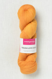Sweet Georgia Tough Love Sock Papaya