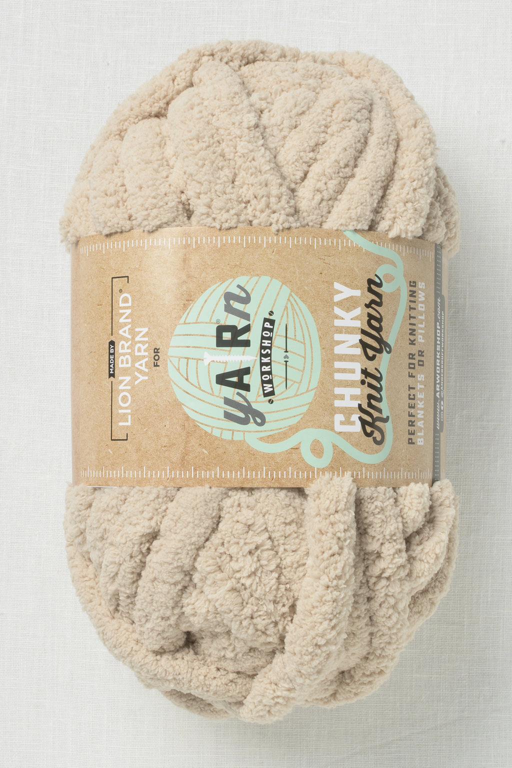 Lion Brand AR Workshop Chunky Knit 123AQ Linen