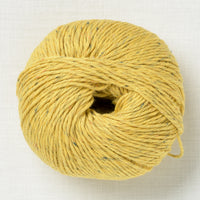Erika Knight Gossypium Cotton Tweed 31 Lemon Curd Yellow