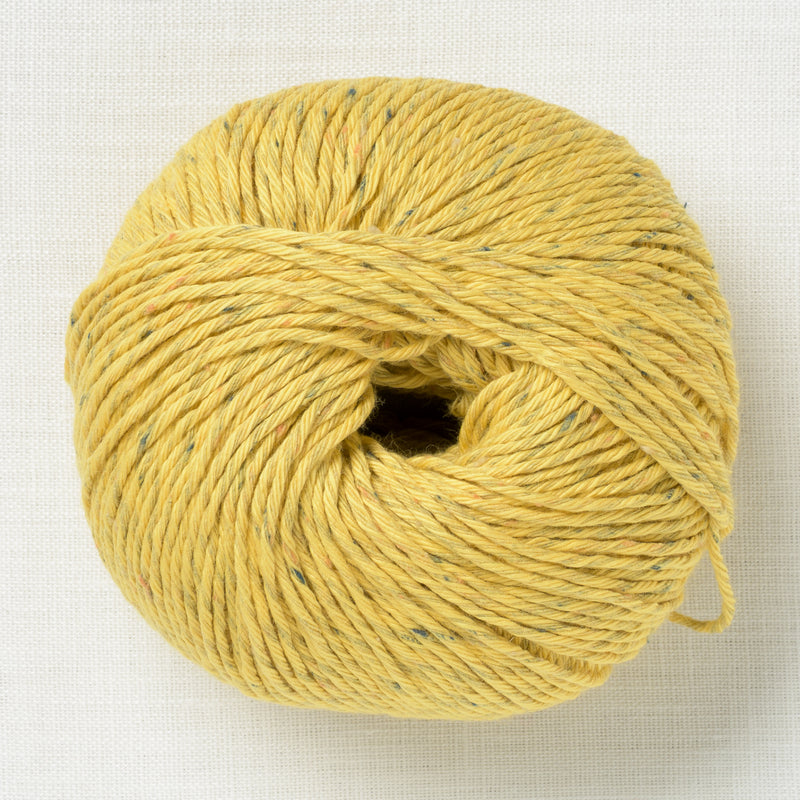 Erika Knight Gossypium Cotton Tweed 31 Lemon Curd Yellow