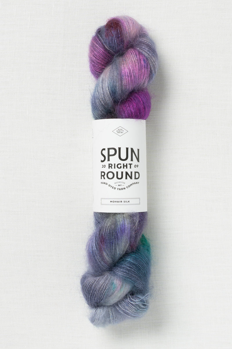 Spun Right Round Mohair Silk Lace Raining Cats and Dogs
