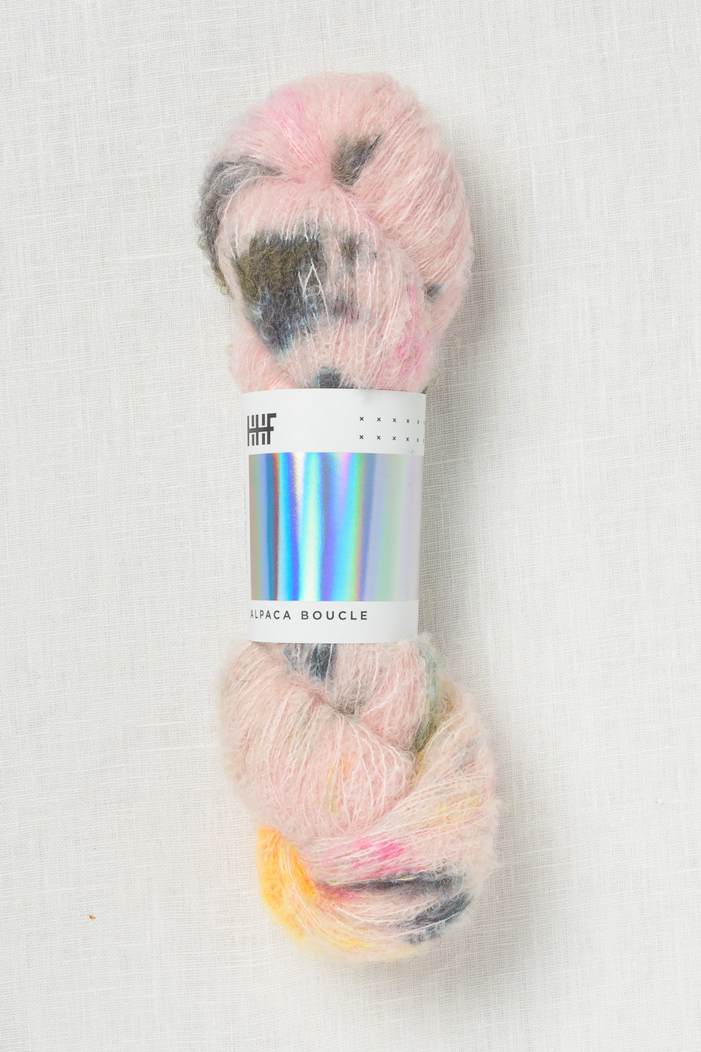 Hedgehog Fibres Alpaca Boucle Oyster