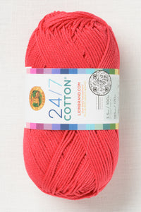 Lion Brand 24/7 Cotton 114AA Cherry Pop