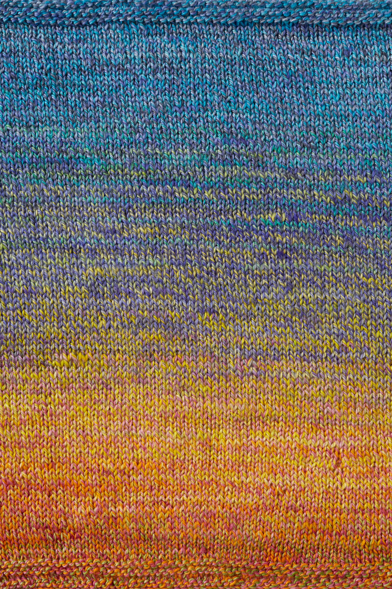 Urth Yarns Spiral Grain Light Worsted Tamarind swatch
