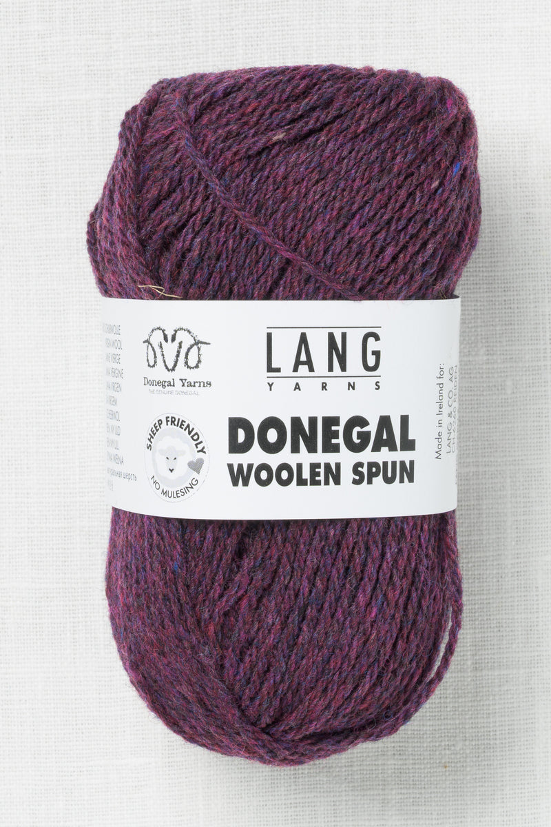 Lang Yarns Donegal Woolen Spun 80 Aubergine