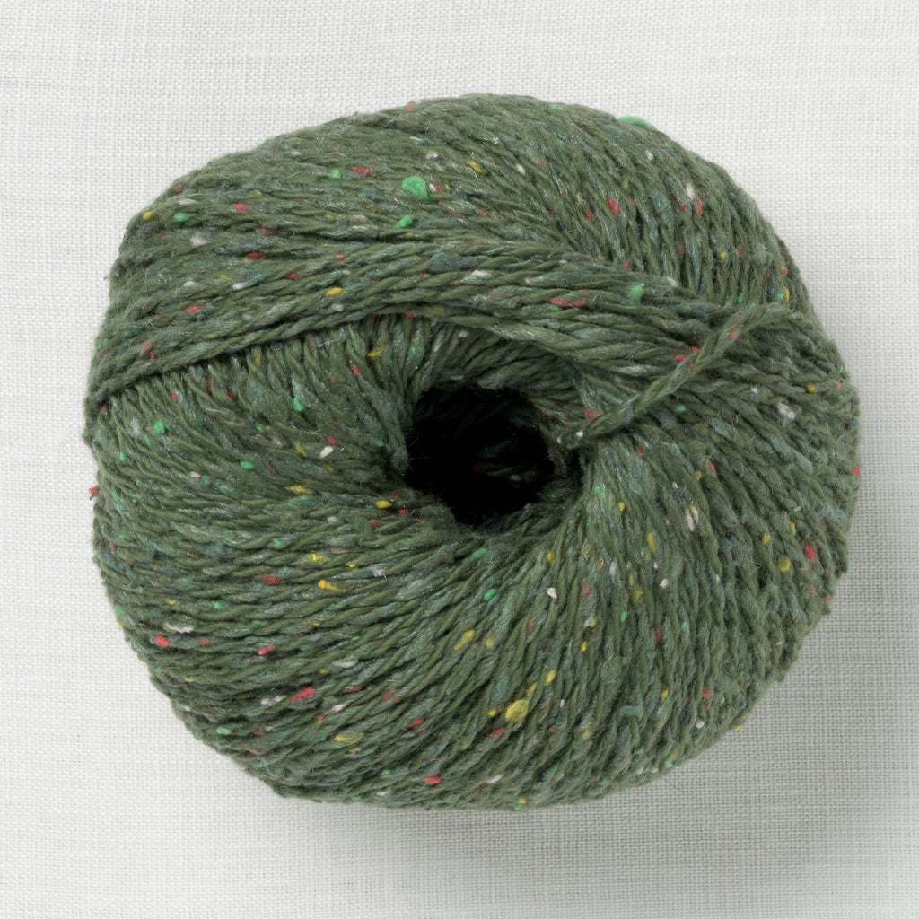 Lang Yarns Cotton Tweed 18 Dark Green