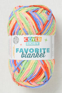Lion Brand Cover Story Favorite Blanket 221AF Macarons