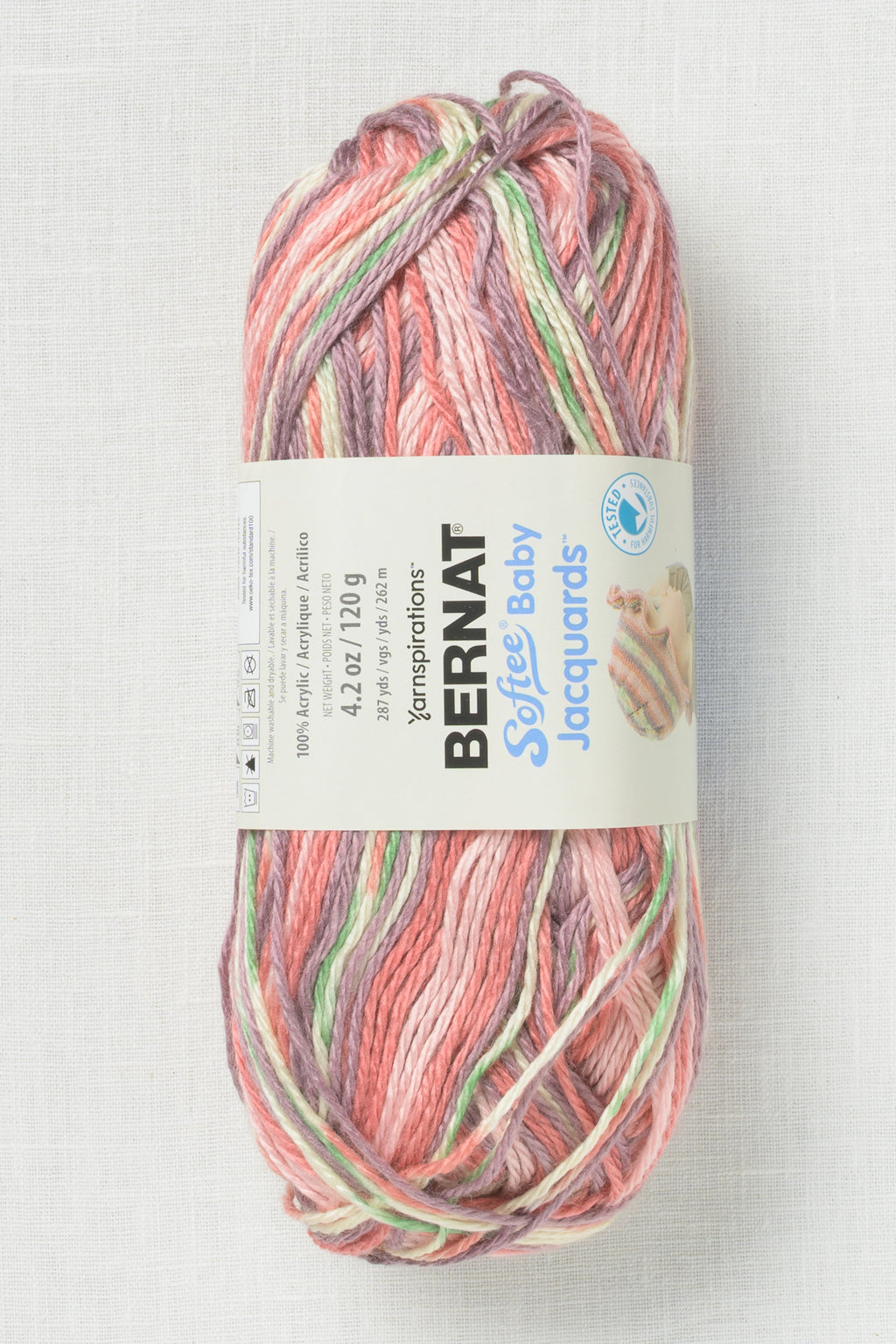 Bernat Softee Baby Jacquards Faded Blooms
