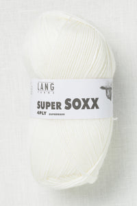Lang Yarns Super Soxx 4Ply 1 White