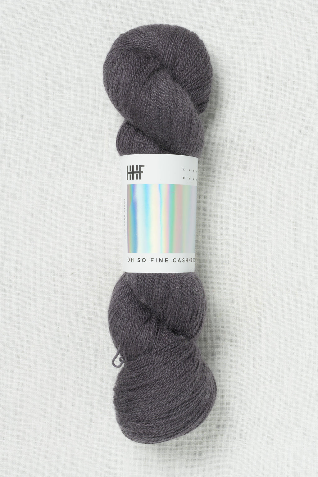 Hedgehog Fibres Oh So Fine Cashmere Graphite