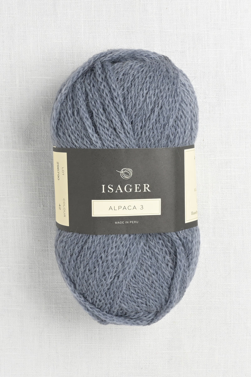 Isager Alpaca 3 42 Blue Granite