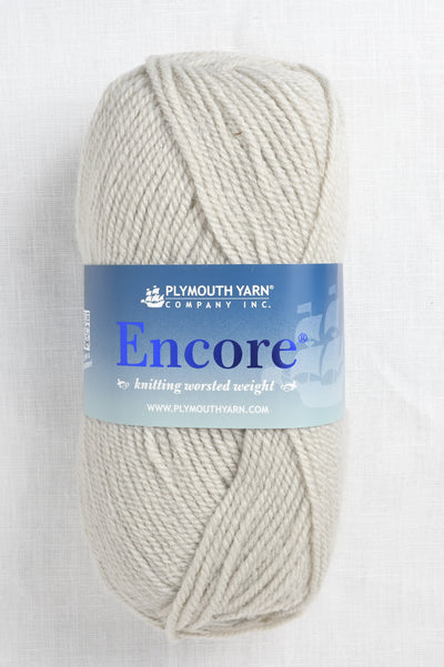 Plymouth Encore Worsted 9801 Dove