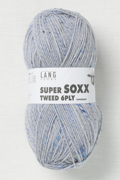 Lang Yarns Super Soxx Tweed 6 Ply 33 Light Jeans
