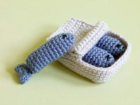 Amigurumi Sardines Cat Toy by Lion Brand Yarn