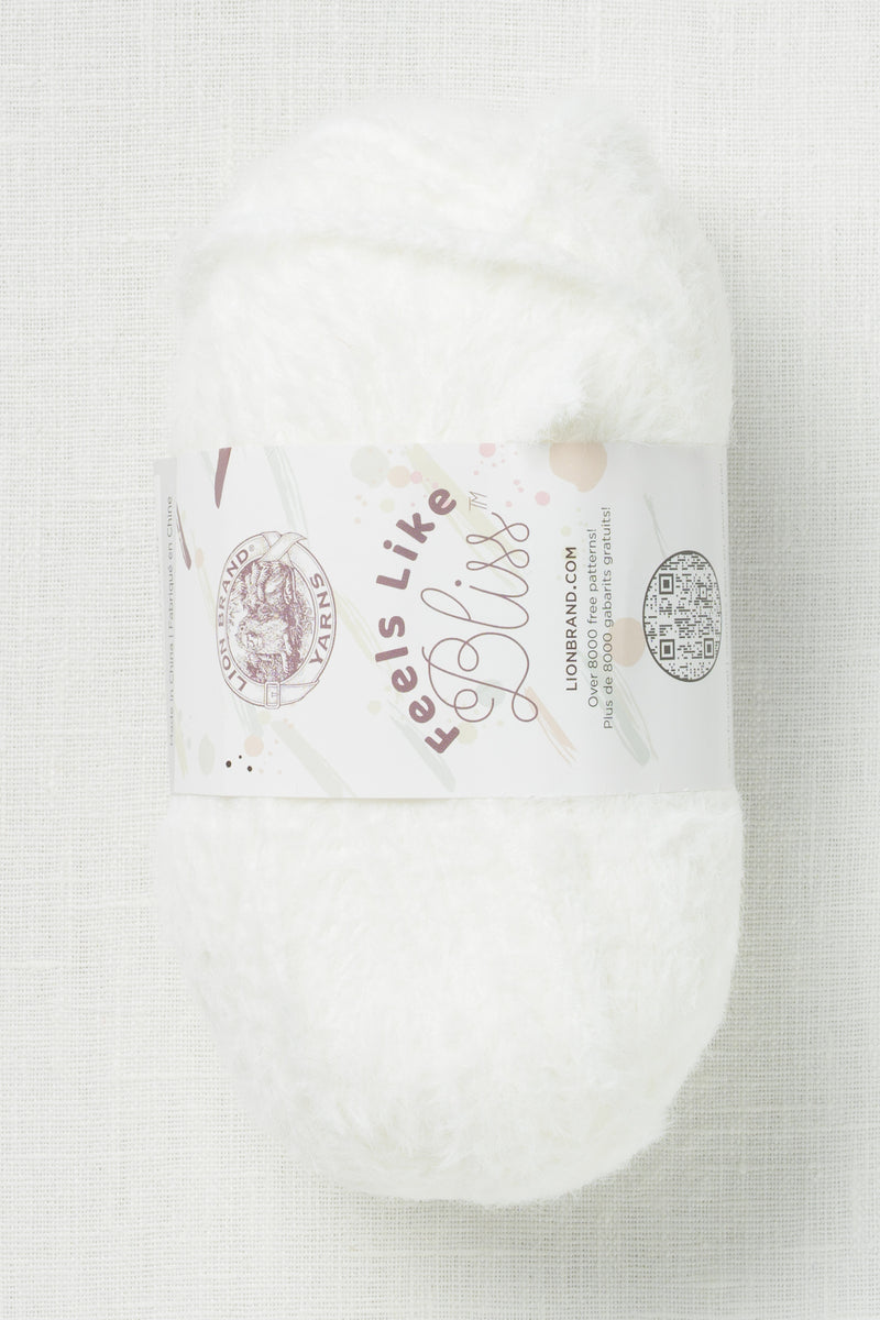 Lion Brand Feels Like Bliss 100 White