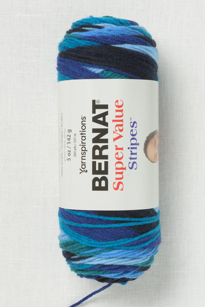 Bernat Super Value Stripes Oceana Stripes