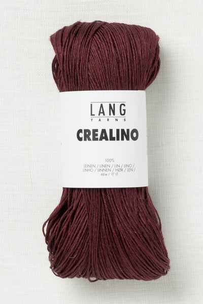 Lang Yarns Crealino 162 Burgundy