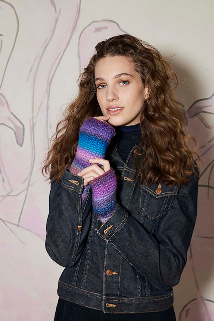 Wrist warmers Debra by LANGYARNS SWITZERLAND