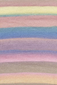 Lang Yarns Aurora 5 Violet Yellow Blue Pink swatch
