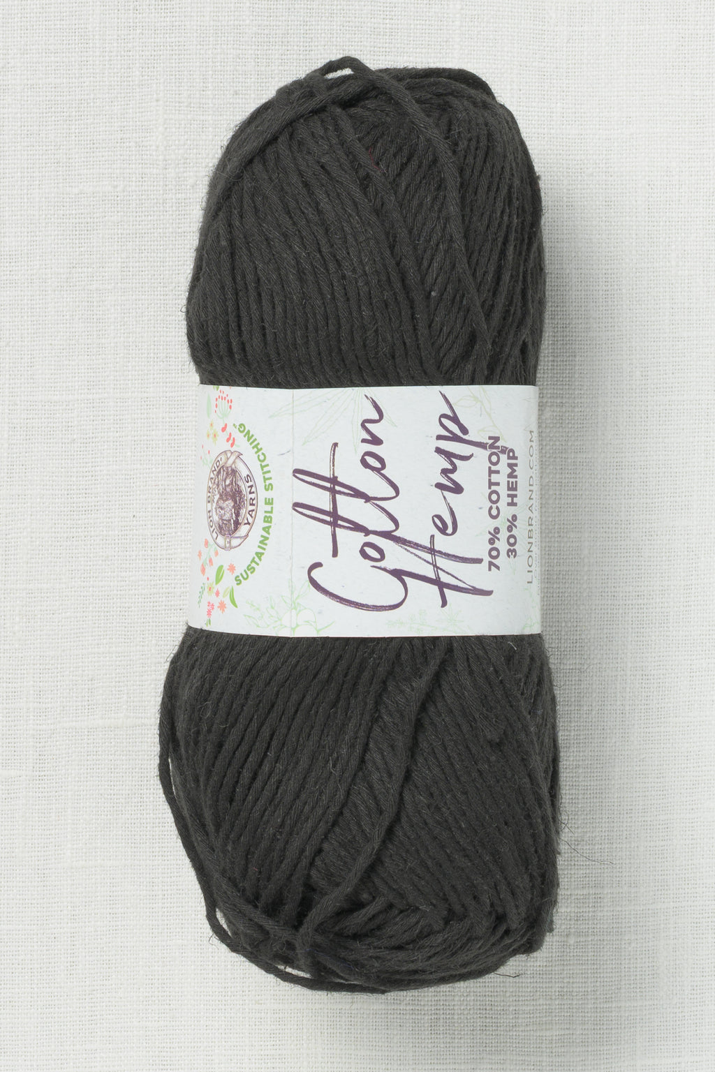 Lion Brand Cotton Hemp 153J Raven