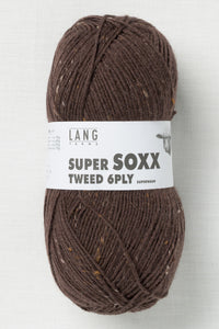 Lang Yarns Super Soxx Tweed 6 Ply 67 Chocolate