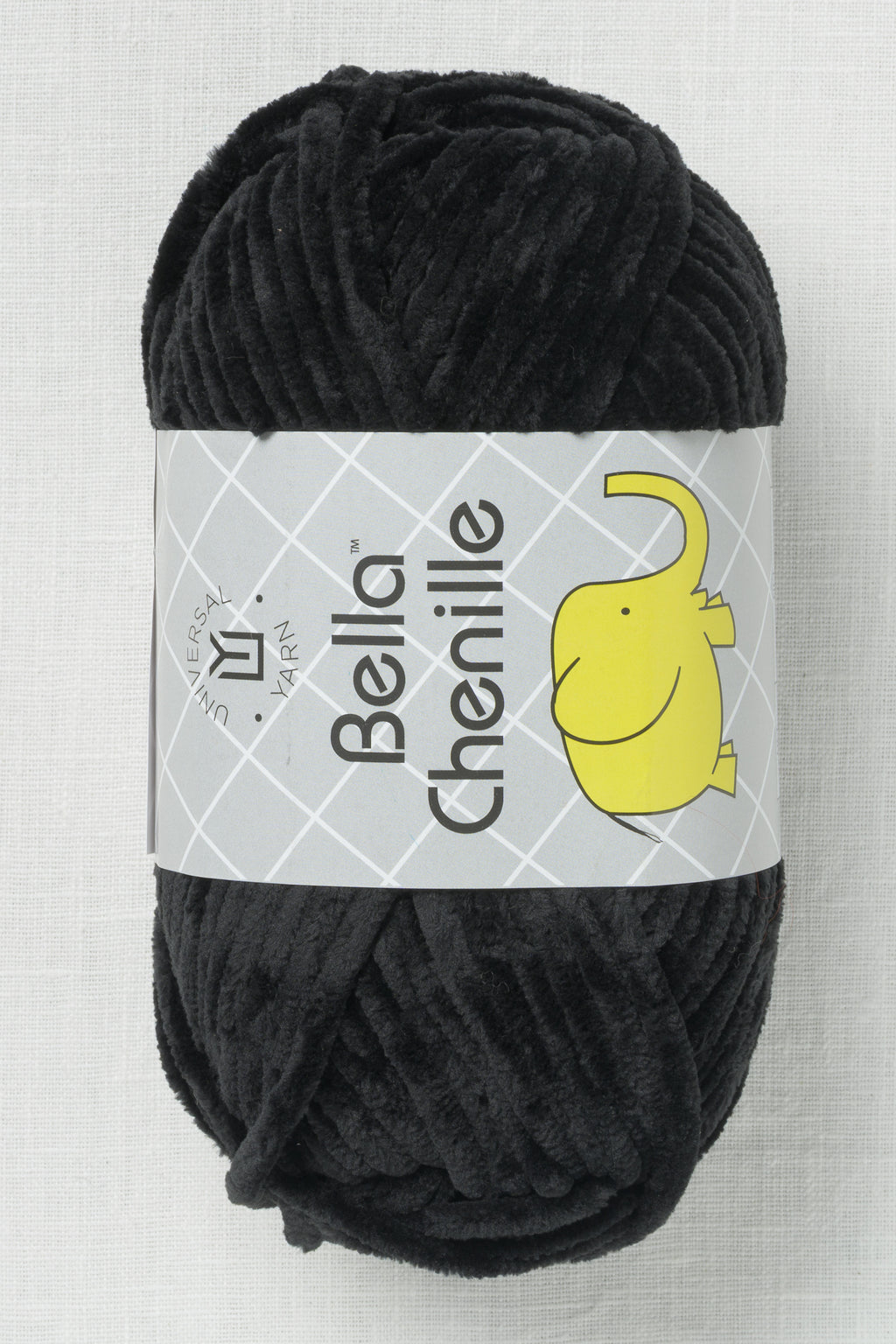 Universal Yarn Bella Chenille 112 Black