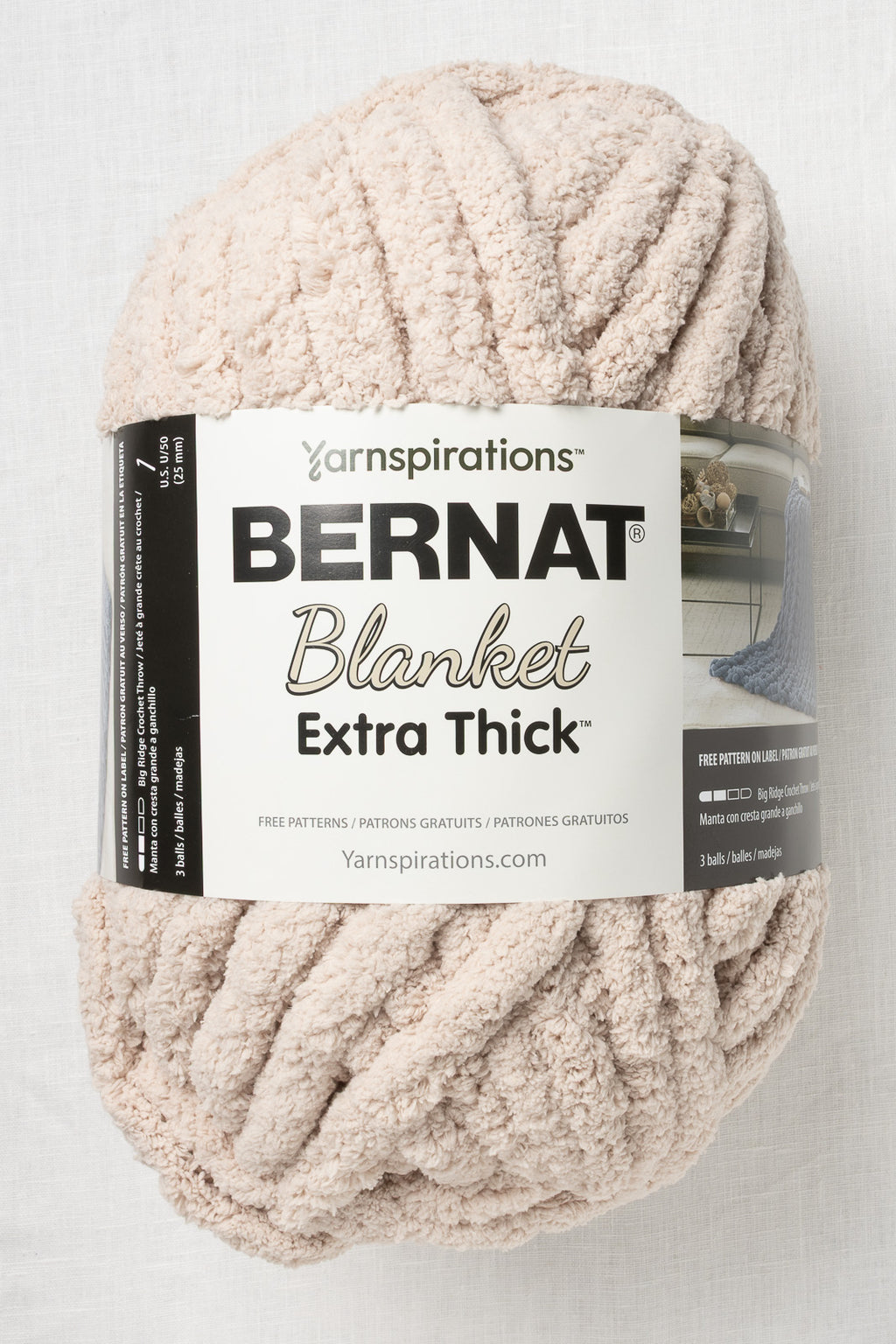 Bernat Blanket Extra Thick Oatmeal