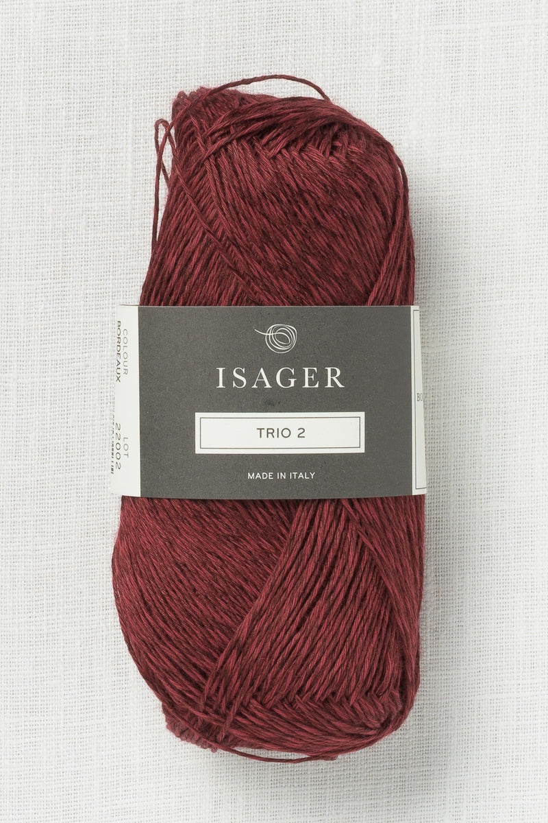 Isager Trio 2 Bordeaux