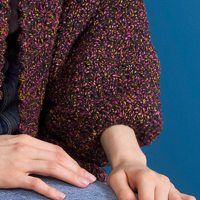 Nightscape Cardigan by Yarnspirations Design Studio