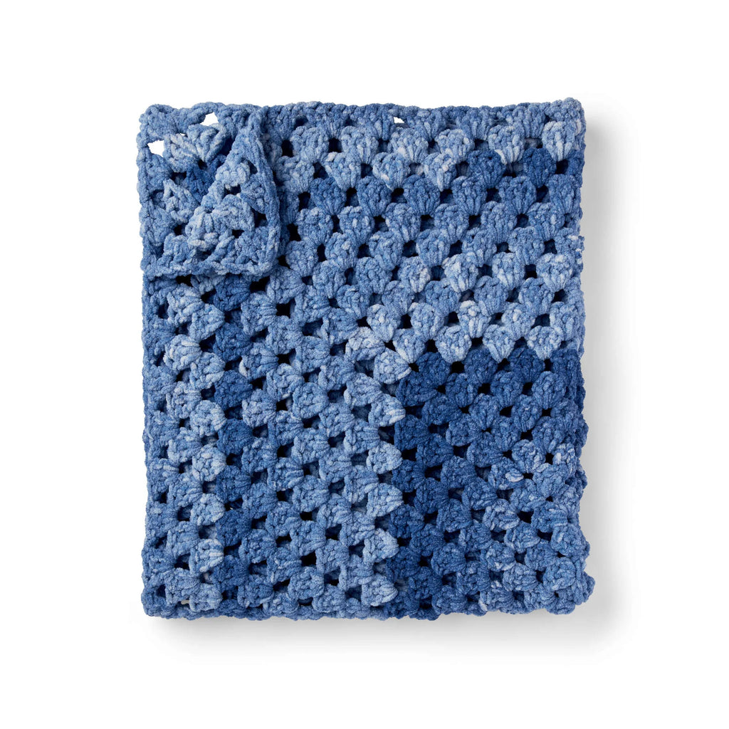 Granny Rectangle Crochet Baby Blanket