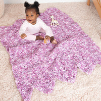Crochet Ridges Baby Blanket