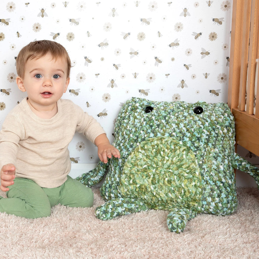 Freddy the Frog Crochet Toy