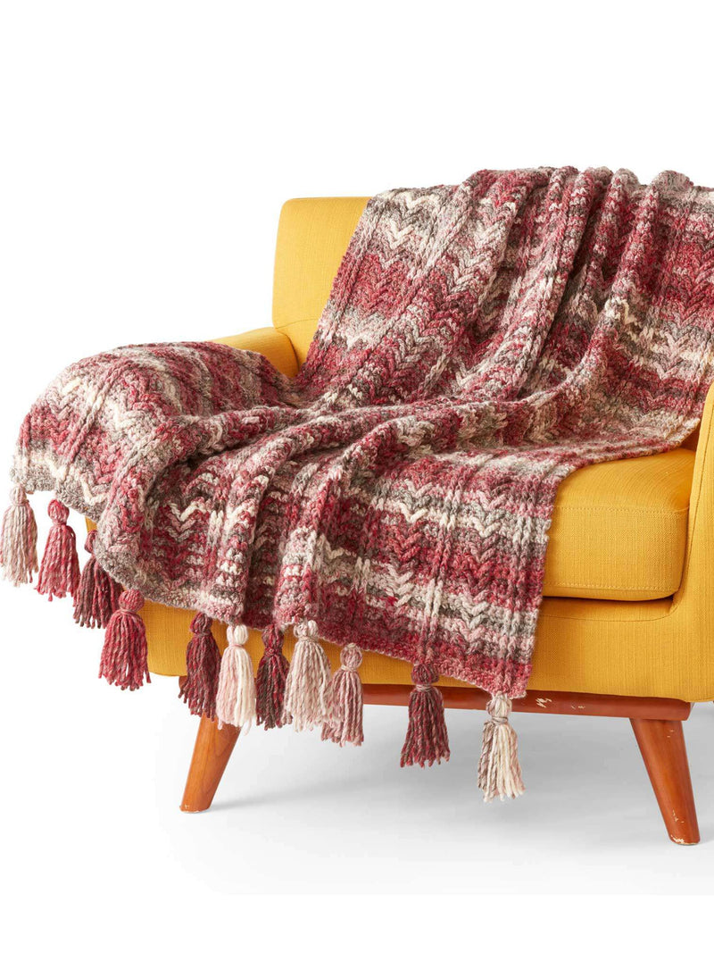 Rustic Textures Crochet Blanket by Bernat Design Studio