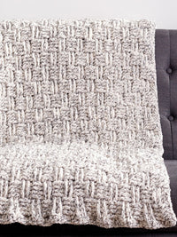 Crochet Basket Weave Blanket by Bernat Design Studio