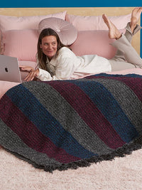 Bump in the Road Blanket by Yarnspirations Design Studio