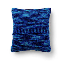 Waterfall Fringe Crochet Cushion by Bernat Design Studio