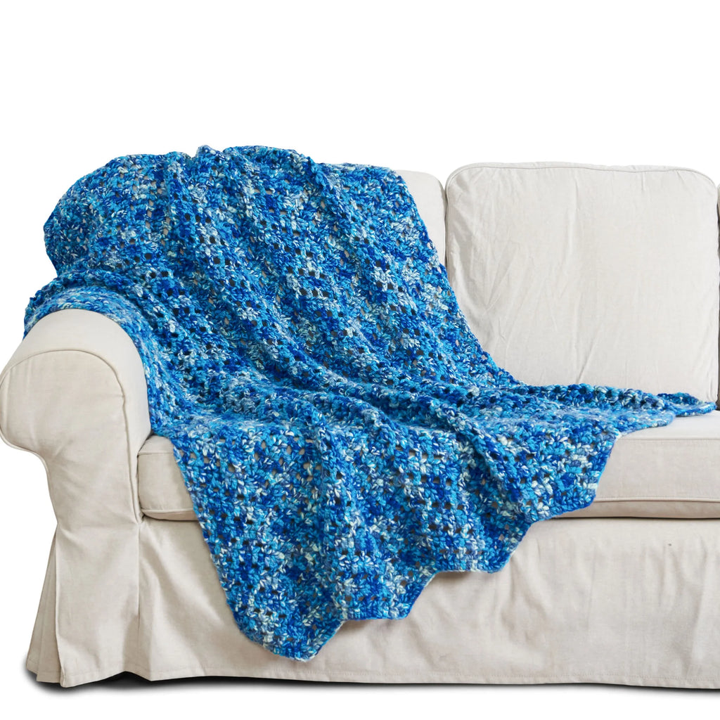 Cozy Crochet Ripple Blanket Pattern
