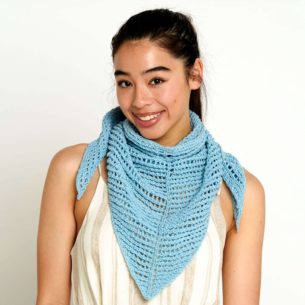 Light and Airy Knit Shawl by Bernat Design Studio