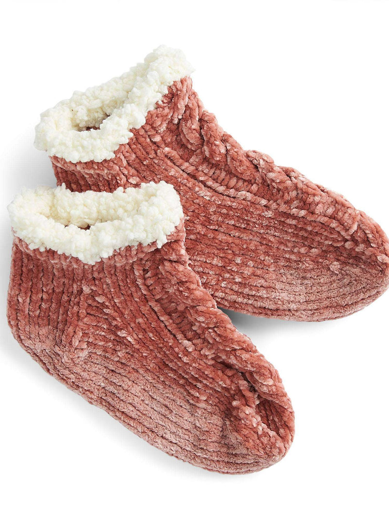 Knit Cabled Reading Socks by Bernat Design Studio