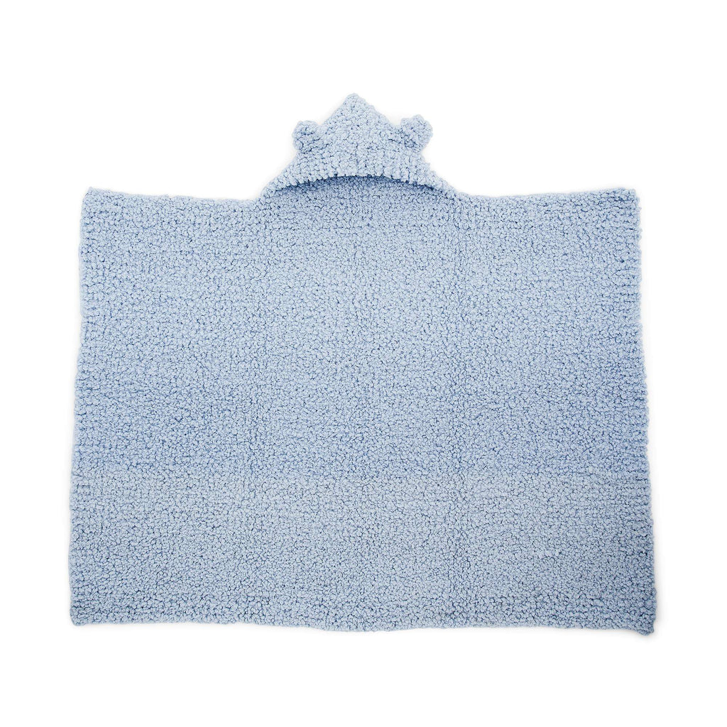 Bear-y Cute Knit Hooded Baby Blanket by Bernat Design Studio