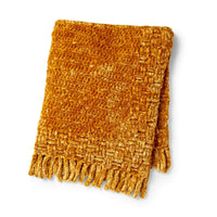 Crochet Big Basketweave Blanket by Bernat Design Studio