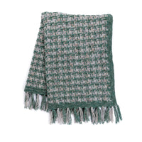 Lofty Houndstooth Knit Blanket by Bernat Design Studio